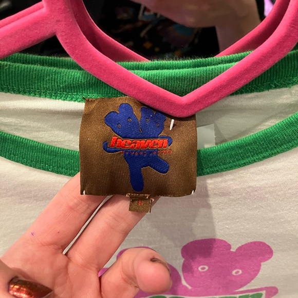 Heaven by Marc Jacobs Small Pink Teddy T-shirt - Picture 3 of 7